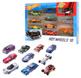 Hot Wheels: 10 Car Gift Pack - (Assorted Designs)