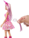 Barbie: Unicorn Doll with Pink Hair