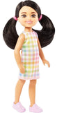 Barbie: Chelsea - Rainbow Plaid Dress Doll (15cm)