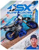 SX: Supercross 1:10 Die Cast Motorcycle - Ryan Vilapoto (Blue)