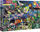 eeBoo: Love of Bats Puzzle (100pc Jigsaw)