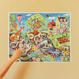 eeBoo: Within The Country - Giant Puzzle (48pc Jigsaw)