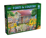 Holdson: Country Road Quilt Shop - Farm & County Puzzles (1000pc Jigsaw)