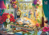 Holdson: Cat In The Puzzles - Cat Napping Puzzle (1000pc Jigsaw)