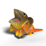 Eugy: Frilled Lizard - 3D Paper Model