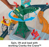 Thomas & Friends: Motorised Track Set - Talking Cranky Delivery Train