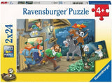 Ravensburger: Fairytales Puzzles (2x24pc Jigsaws)