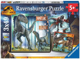 Ravensburger: Jurassic World Domination Puzzles (3x49pc Jigsaws)