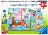 Ravensburger: Water Vehicles Puzzles (3x49pc Jigsaws)