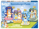 Ravensburger: Bluey - 4 Large Shaped Puzzles (10,12,14,16pc Jigsaws)