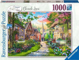 Ravensburger: Down the Lane - Church Lane Puzzle (1000pc Jigsaw)