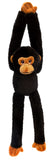 Keeleco: Black/Brown Hanging Monkey - 15.5" Plush (40cm Tall)