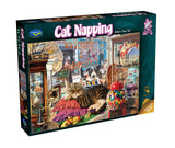 Holdson: Antique Shop Cat - Cat Napping Puzzle (1000pc Jigsaw)