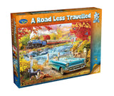 Holdson: Train In Fall - A Road Less Travelled Puzzle (1000pc Jigsaw)