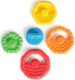 Baby Einstein: Stack & Teethe Multi-Textured Teether Toy