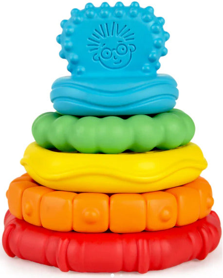 Baby Einstein: Stack & Teethe Multi-Textured Teether Toy