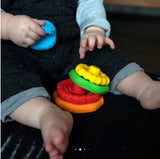 Baby Einstein: Stack & Teethe Multi-Textured Teether Toy