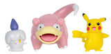 Pokémon: Battle Figure 3-Pack - Slowpoke, Pikachu & Litwick (Wave 18)