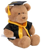 With Heart: Graduation Bear Large With Scroll - 24cm