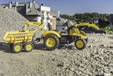 Falk: Pedal Backhoe - Komatsu with Excavator & Maxi Tilt Trailer