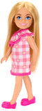 Barbie: Chelsea - Pink Checkered Dress Doll (15cm)