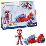 Marvel's Spidey: Spidey with Motorcycle - Playset