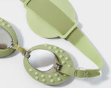 Sunnylife: Kids Swim Goggles - Cookie The Croc Khaki