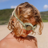 Sunnylife: Kids Swim Goggles - Cookie The Croc Khaki