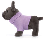 Jellycat: Sweater French Bulldog Purple - Plush (19cm)