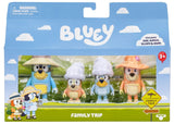 Bluey: Figure 4-Pack - Family Trip