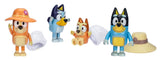 Bluey: Figure 4-Pack - Family Trip