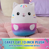 Gabby's Dollhouse: 12" Squishy Plush - Cakey Cat (30cm)