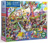 eeBoo: Fairies & Tales - Giant Puzzle (36pc Jigsaw)