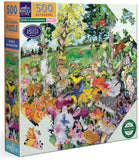 eeBoo: Edible Mushrooms - Octagonal Puzzle (500pc Jigsaw)