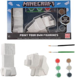 Minecraft: Paint Your Own Figurines 2Pc - Creeper & Wolf Dog