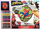 Spiderman: Colour By Numbers