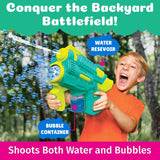 WOWmazing: Giant Bubbles - Poppin Colorz - Hydra 2 in 1 Water & Bubble Blaster