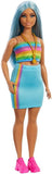 Barbie: Fashionistas #218 - Doll with Rainbow Top and Teal Skirt