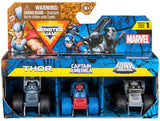 Monster Jam: 1:87 Scale Marvel 3-Pack - Thor, Captain America & War Machine (Series 1)