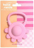 Annabel Trends: Silicone Hand Rattle - Pink