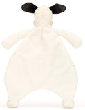 Jellycat: Bashful Puppy Comforter - Black and Cream