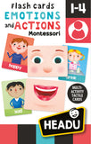 Headu: Montessori Flashcards - Emotions and Actions