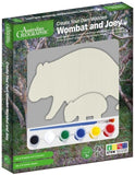 Australian Geographic: Create Your Own Wooden Wombat and Joey