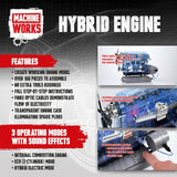 Machine Works: 4-Cylinder Hybrid Engine Replica Model Building Kit