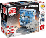 Machine Works: 4-Cylinder Hybrid Engine Replica Model Building Kit