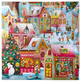 eeBoo: Holiday Village - Square Puzzle (1000pc Jigsaw)