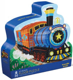 Crocodile Creek: All Aboard - Foil Puzzle (36pc Jigsaw)