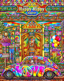 Holdson: That Happy Hippy Shop - Don’t Worry Be Happy Puzzle (1000pc Jigsaw)