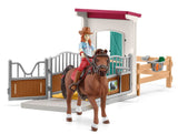 Schleich: Horse Box with Hannah & Cayenne