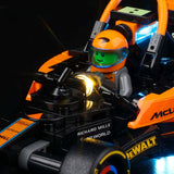 BrickFans: 2023 McLaren Formula 1 Race Car - Light Kit (Classic Version)